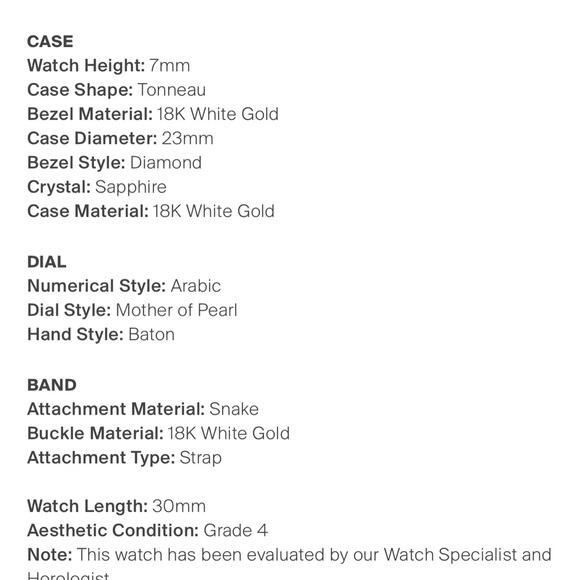 DeLaneau Princess Watch - Picture 5 of 6